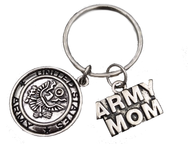 Army Mom Keychain