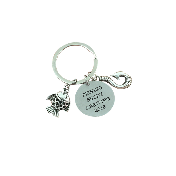 Fishing Buddy Arriving Keychain
