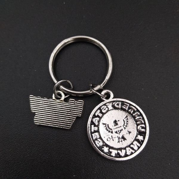 Navy Wife Keychain
