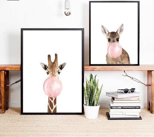 Decorative Wall Animal Canvas Print