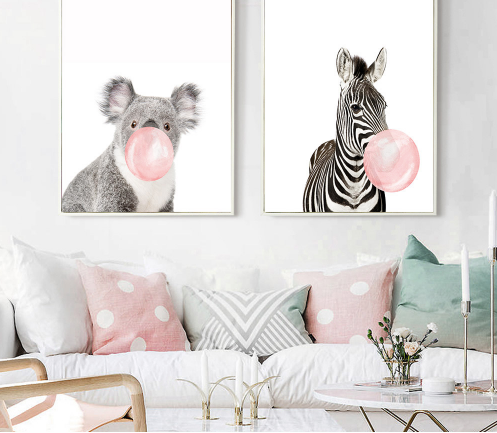 Decorative Wall Animal Canvas Print