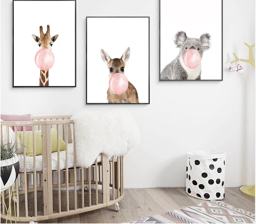 Decorative Wall Animal Canvas Print