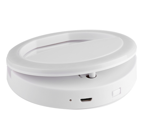 Rechargeable Clip On Selfie Ring LED Light