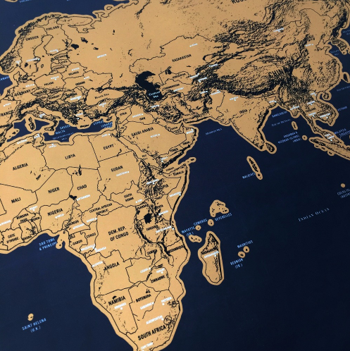 Scratch World Map