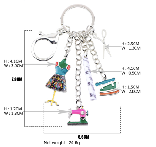 Fashion Designer's Keychain