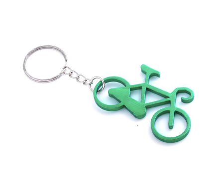 10 pcs Multicolour Bicycle Keychain