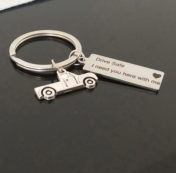 Drive Safe Ute / Car / Pickup Keychain