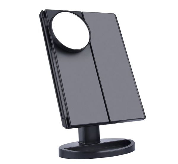 LED Touch Screen Makeup Mirror With Magnification