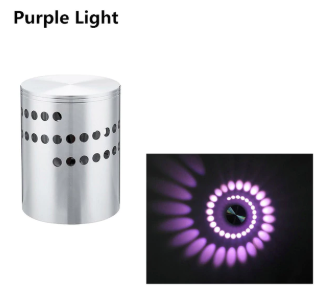 LED Light Spiral Wall Decoration