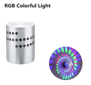LED Light Spiral Wall Decoration