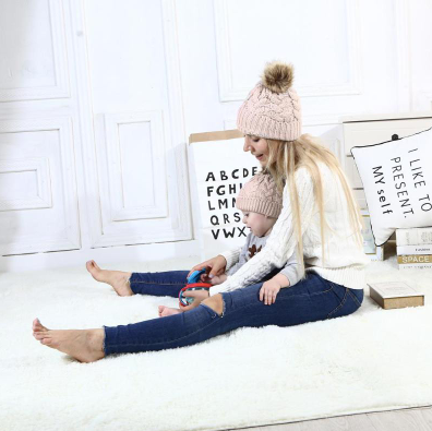 Mom & Baby Matching Knitted Beanie