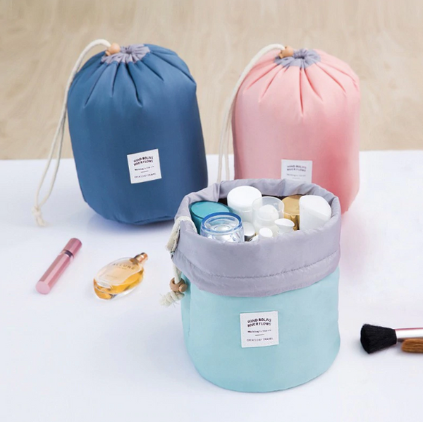 Waterproof Barrel Travel Cosmetics Bag