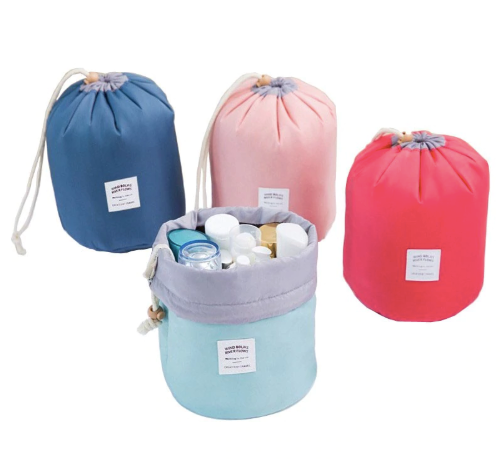 Waterproof Barrel Travel Cosmetics Bag
