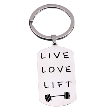 Live Love Lift Keychain