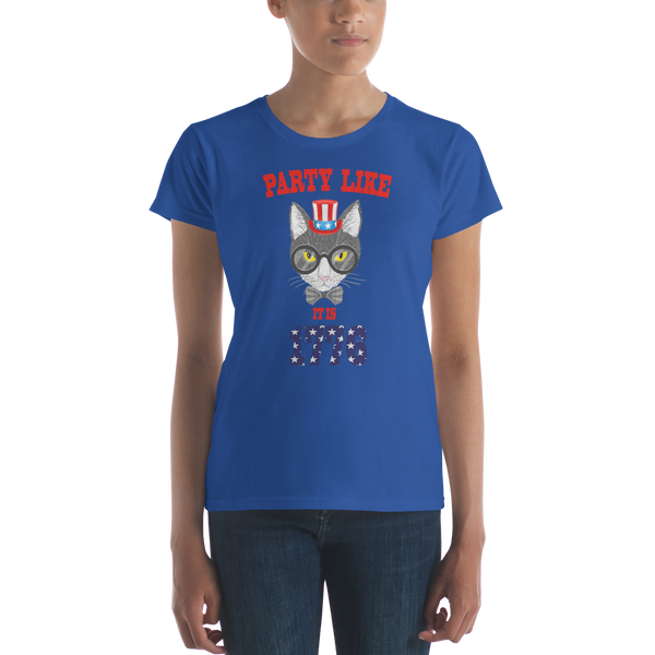 Party Cat With Hat Women's Tee