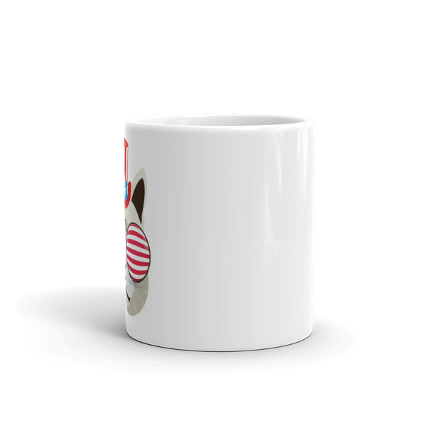 Funky Cat With Hat & Sunnies Mug