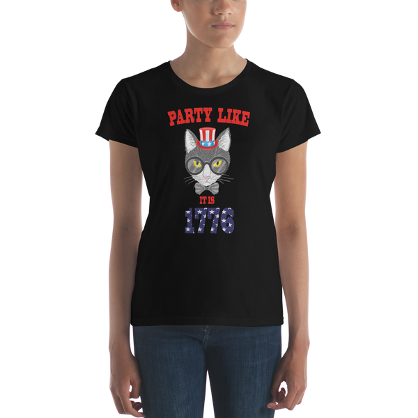 Party Cat With Hat Women's Tee