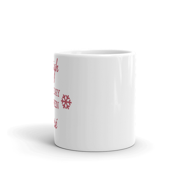 Sleigh & Rosé Christmas Mug