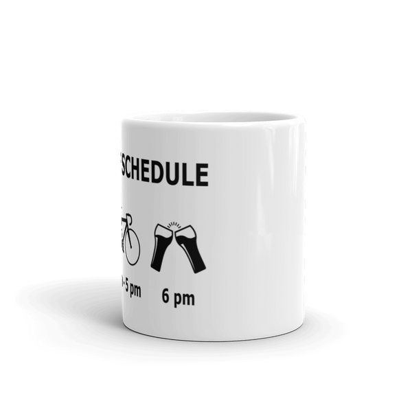 Cyclist's Daily Schedule Mug