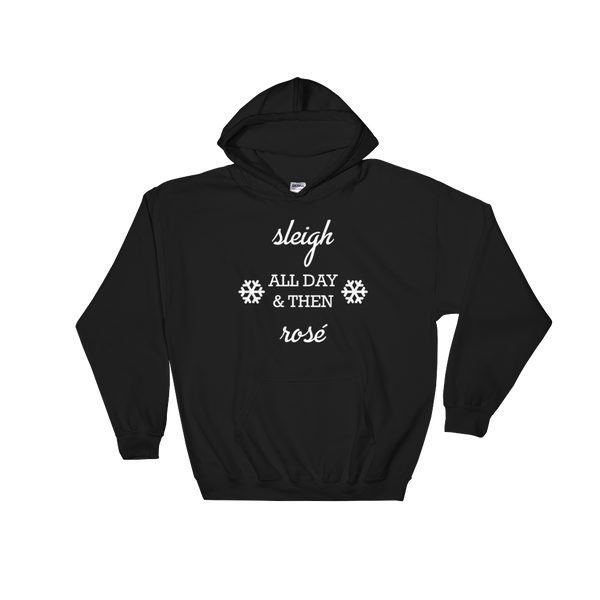 Sleigh & Rosé Christmas Hoodie