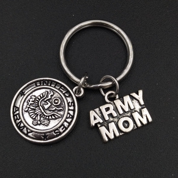 Army Mom Keychain