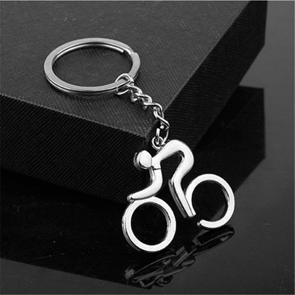 Simple Cyclist Keychain
