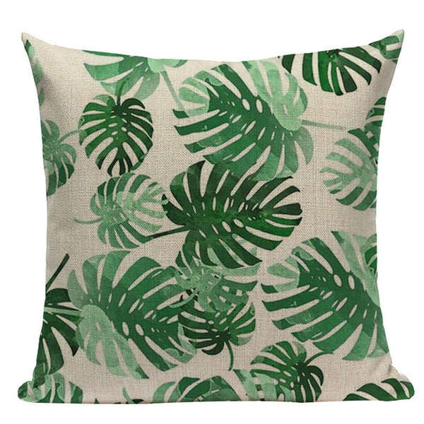 Tropical Leaves Pillow Cases