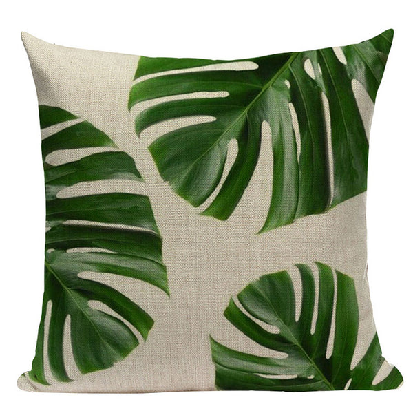 Tropical Leaves Pillow Cases