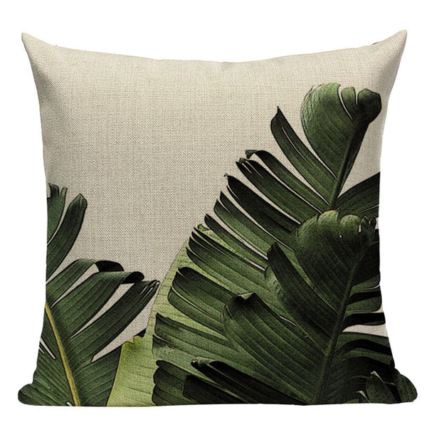 Tropical Leaves Pillow Cases