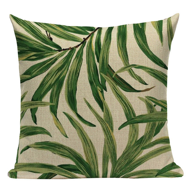 Tropical Leaves Pillow Cases