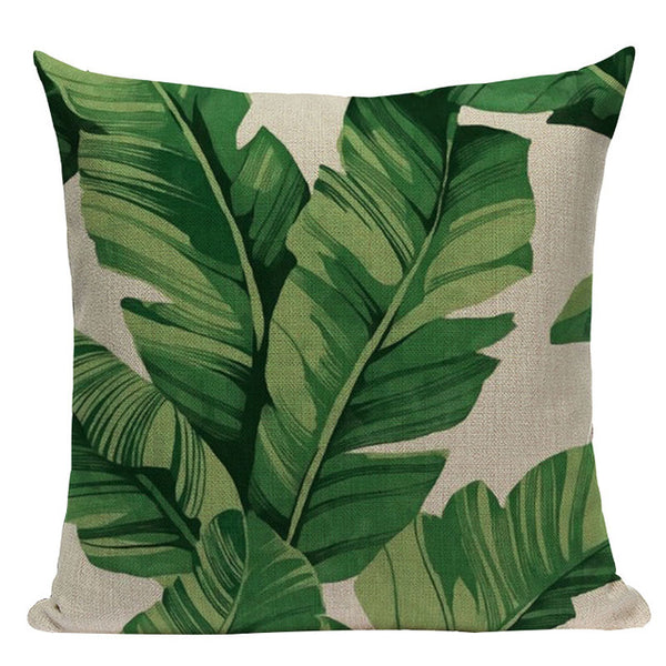 Tropical Leaves Pillow Cases