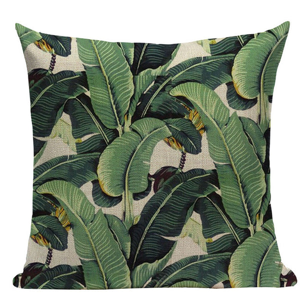 Tropical Leaves Pillow Cases