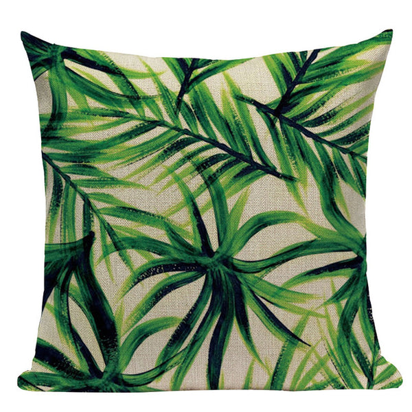 Tropical Leaves Pillow Cases