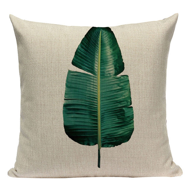 Tropical Leaves Pillow Cases