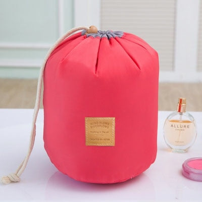 Waterproof Barrel Travel Cosmetics Bag