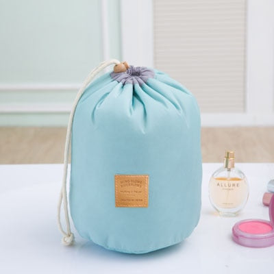 Waterproof Barrel Travel Cosmetics Bag
