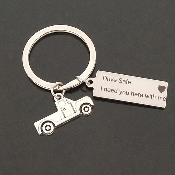 Drive Safe Ute / Car / Pickup Keychain