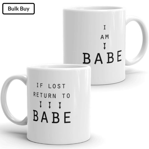 Babe with Babe Mugs