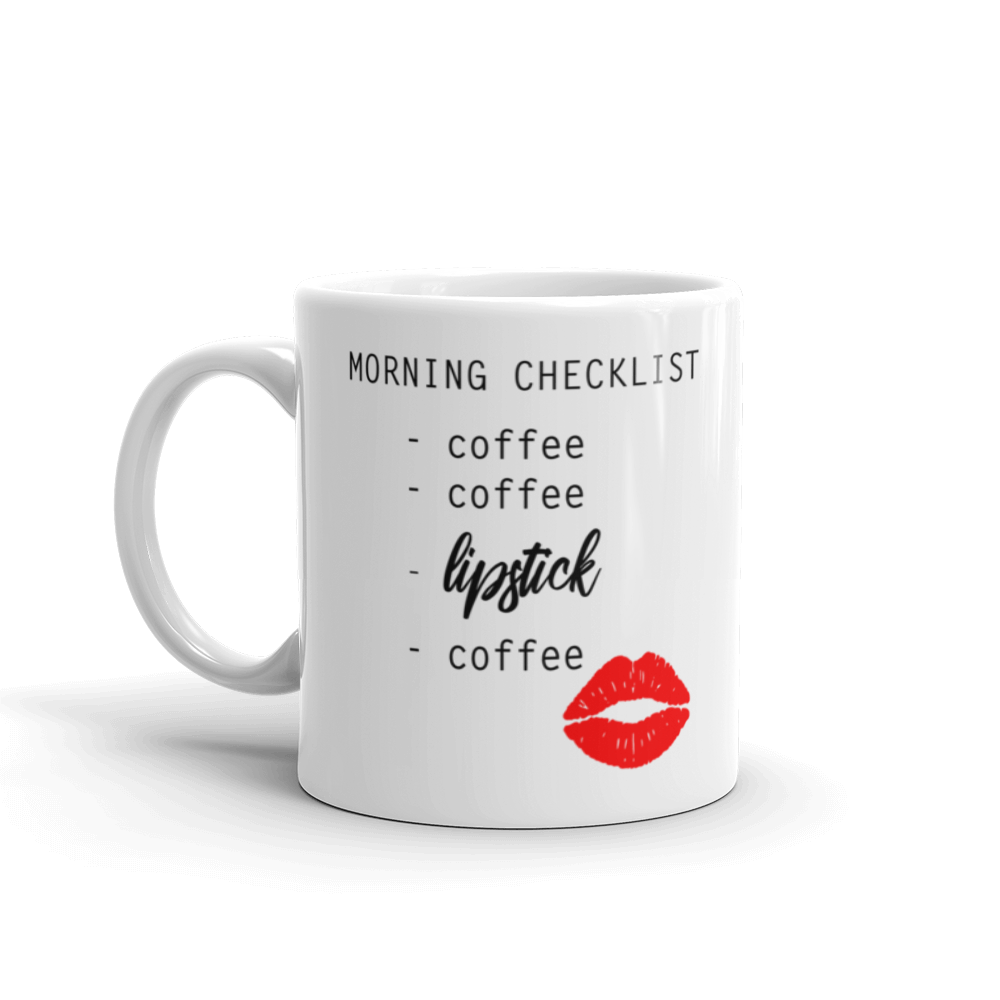 Coffee x2, Lipstick Mug