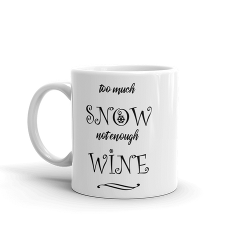 Snow & Wine Christmas Mug