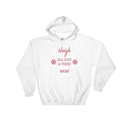 Sleigh & Rosé Christmas Hoodie