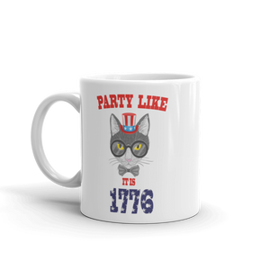 Party Cat With Hat Mug