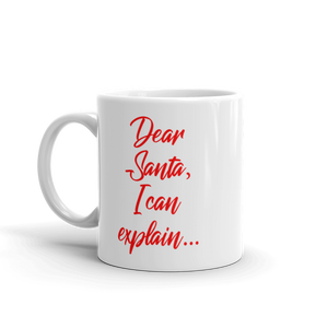 Dear Santa Christmas Mug