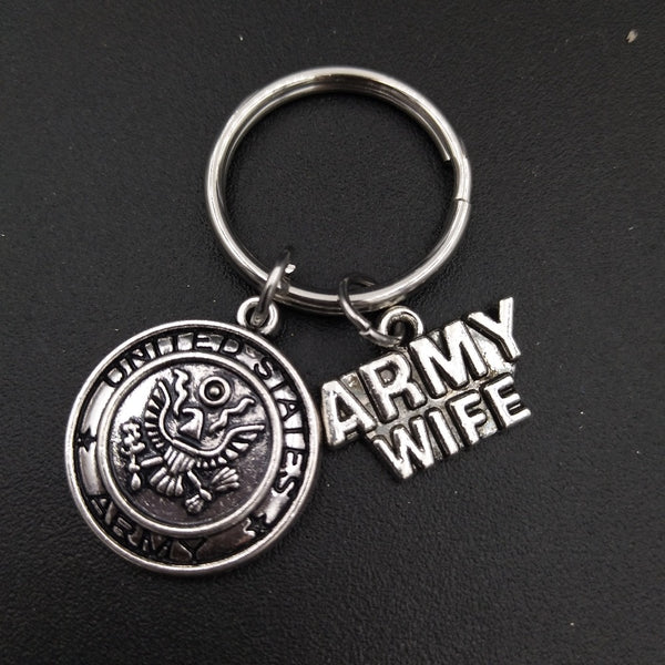 Army Wife Keychain