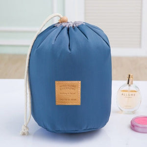 Waterproof Barrel Travel Cosmetics Bag – Our Gift Society Waterproof Barrel Travel Cosmetics Bag – Our Gift Society